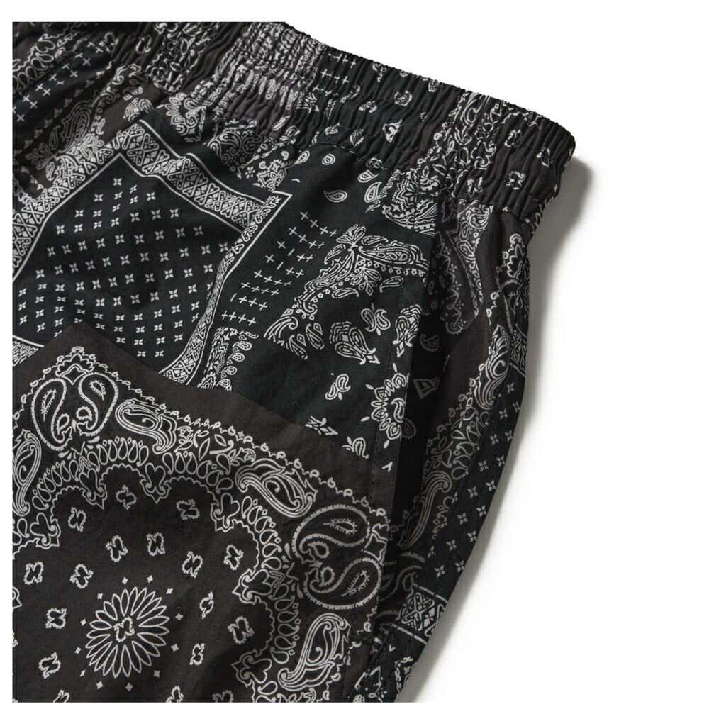ニューエラ ハーフパンツ NEW ERA イージー ショートパンツ Oriental Paisley ブラック メンズ レディース
