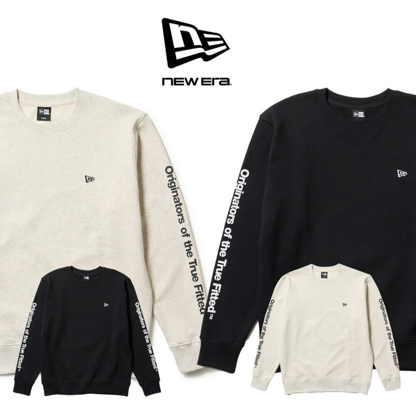 ニューエラ スウェット トレーナー メンズ レディース 裏毛 スウェット クルーネック Originators of the True Fitted　春 秋 冬