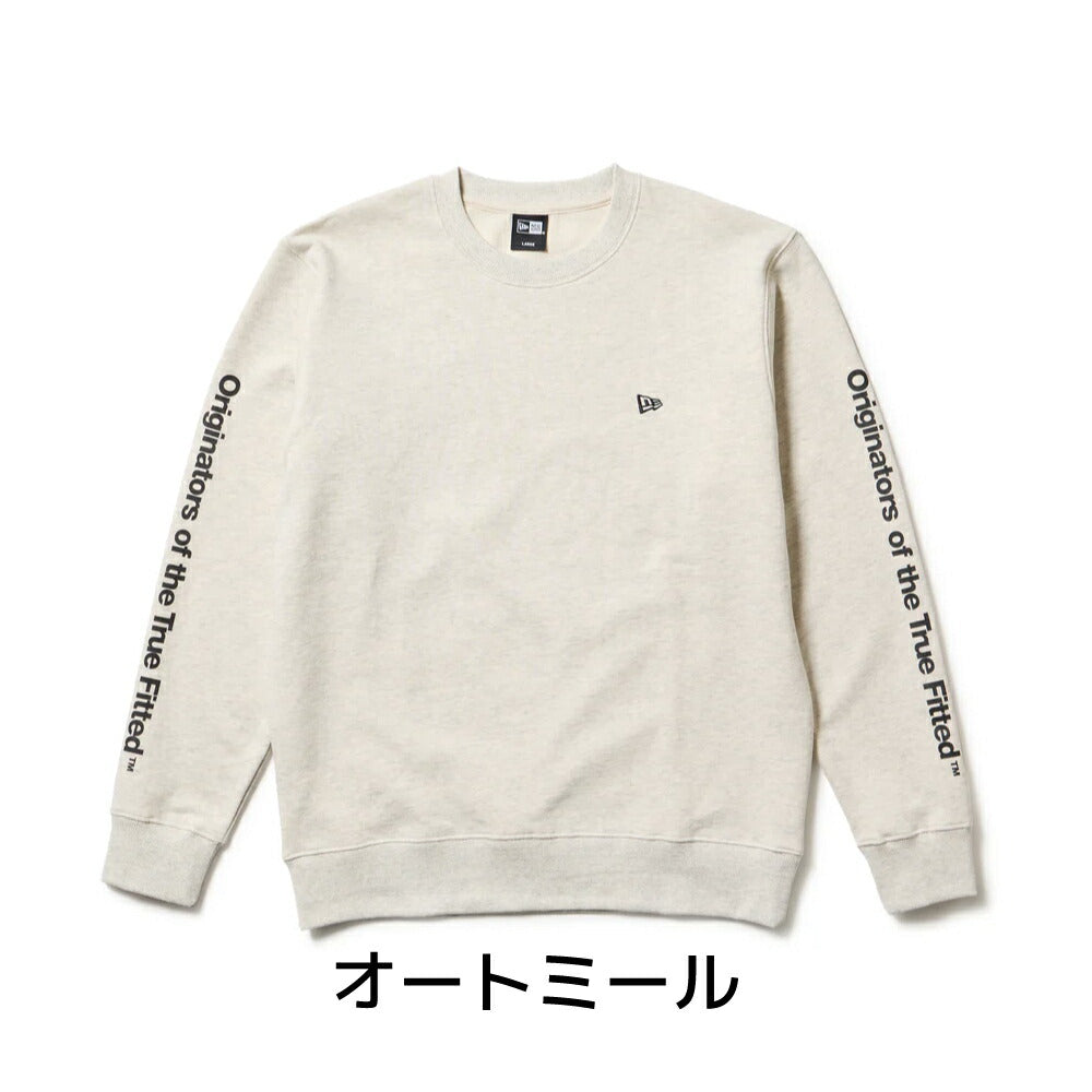 ニューエラ スウェット トレーナー メンズ レディース 裏毛 スウェット クルーネック Originators of the True Fitted　春 秋 冬