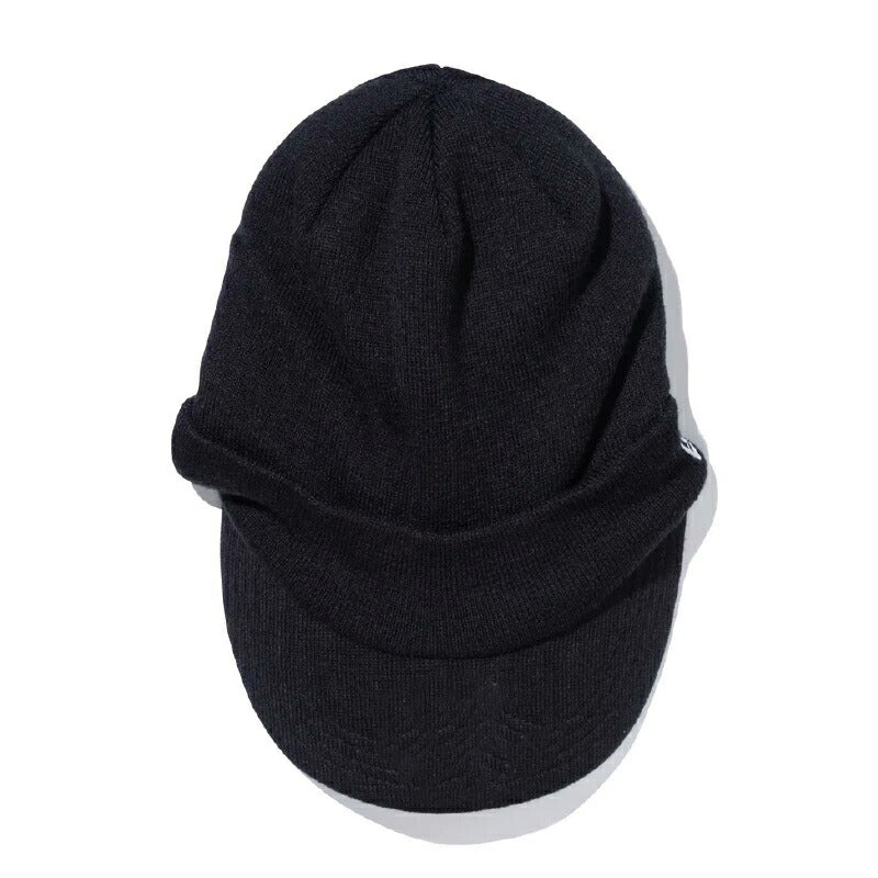 ニューエラ ニット帽 バイザーニット NEW ERA 帽子 ニットキャップ メンズ レディース つば付き 秋冬 定番 無地 シンプル ベーシック 黒 白 ブランド おしゃれ 人気 防寒 かわいい ユニセックス スノーボード スキー 送料無料
