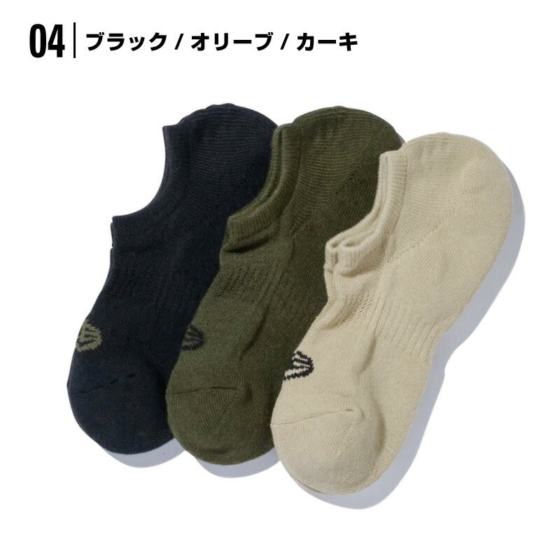 ニューエラ 靴下 newera 靴した ベリーショート ソックス 3色パック マルチ 見えない靴下 短い シンプル ワンポイント スポーツ カジュアル 短ソックス メンズ レディース キッズ 子供 21cm 23cm 25cm 27cm 29cm