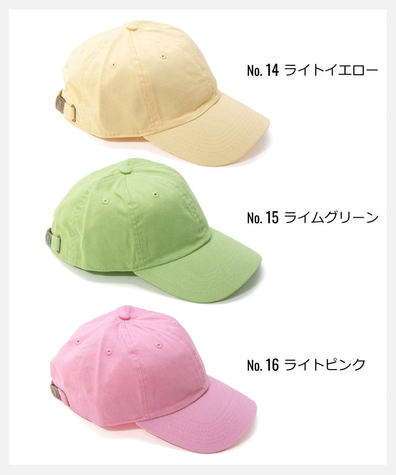 ニューハッタン キャップ ローキャップ ポロキャップ 6パネルキャップ コットンキャップ NEWHATTAN ニュー