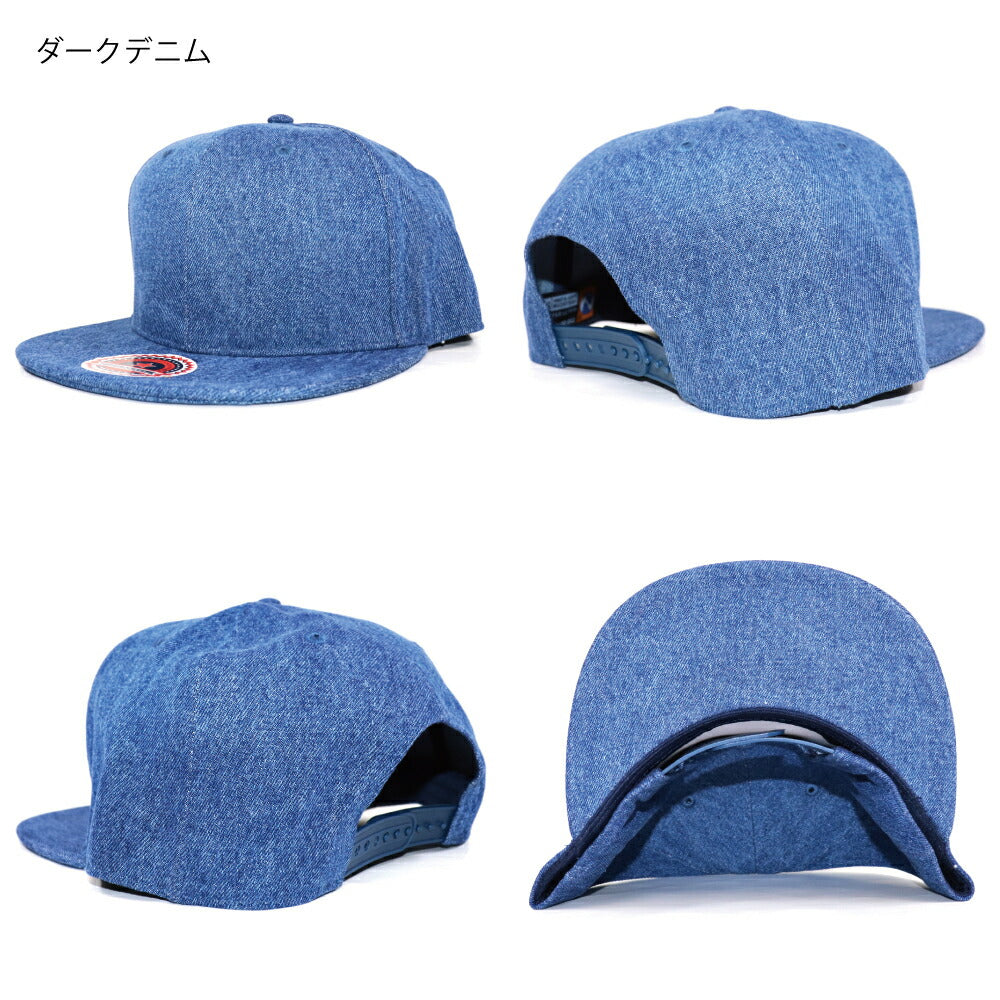 ニューハッタン キャップ 帽子 Snapback baseball cap デニム ウォッシャブルデニム フリーサイズ メンズ レディース denim 大きいサイズ デニム生地