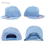 ニューハッタン キャップ 帽子 Snapback baseball cap デニム ウォッシャブルデニム フリーサイズ メンズ レディース denim 大きいサイズ デニム生地