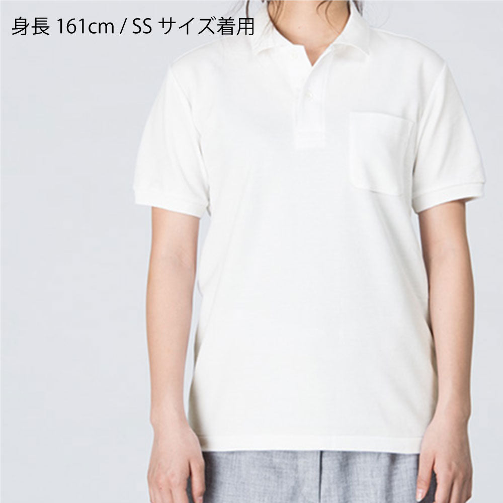 ポロシャツ 無地 半袖 胸ポケット 無地T 形態安定 00100 プリントスター Prontstar polo 半袖Tシャツ カジュアル ユニフォーム 作業着 ムジ スポーツ シンプル テニス 襟 えり メンズ レディース 大きいサイズ