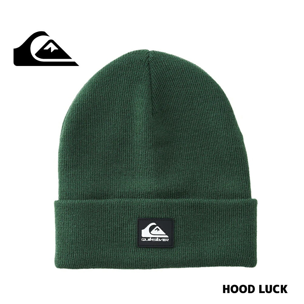 クイックシルバー ニット帽 QUIKSILVER BRIGADE BEANIE ビーニー スキー スノボ シンプル シリコンパッチ メンズ レディース