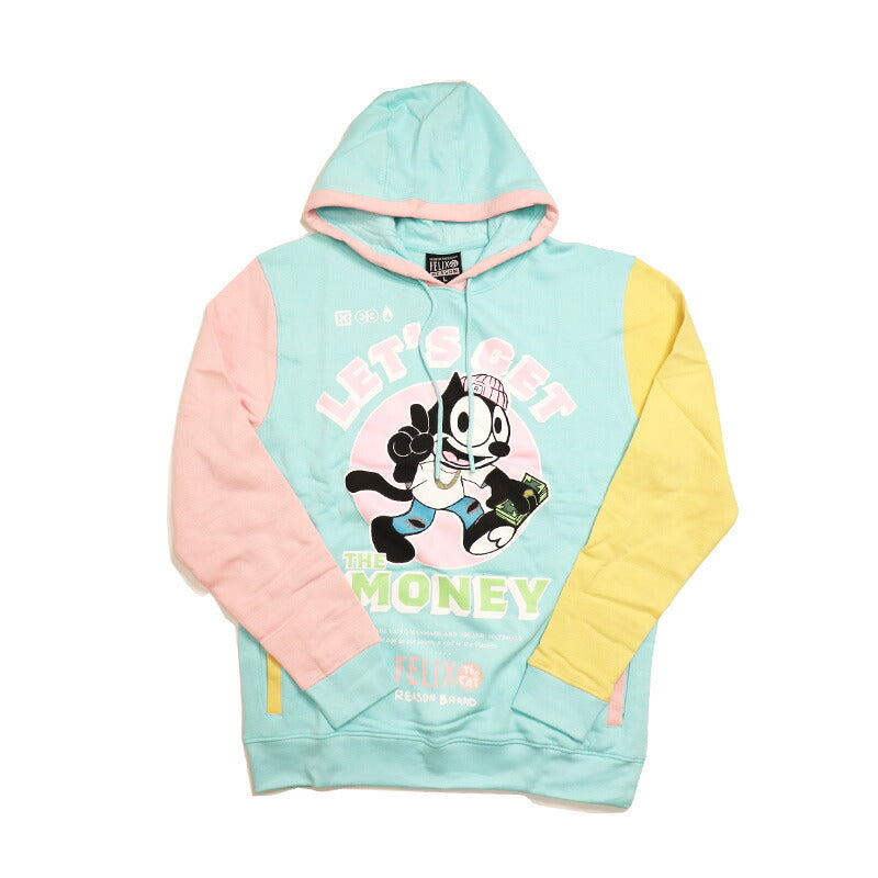 FELIX パーカー リーズン コラボ REASON CLOTHING  MADE IT HOODIE パーカー スウェットローライダー アメ車 キャラクター 人気 アメリカ