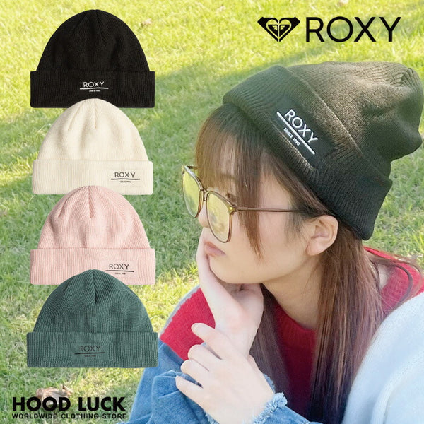 ロキシー ニット帽 Roxy FOLKER BEANIE レディース ガールズ 秋 冬 カフニット ビーニー スキー スノーボード 通勤 通学 白 黒 緑 ピンク フリーサイズ ERJHA04288