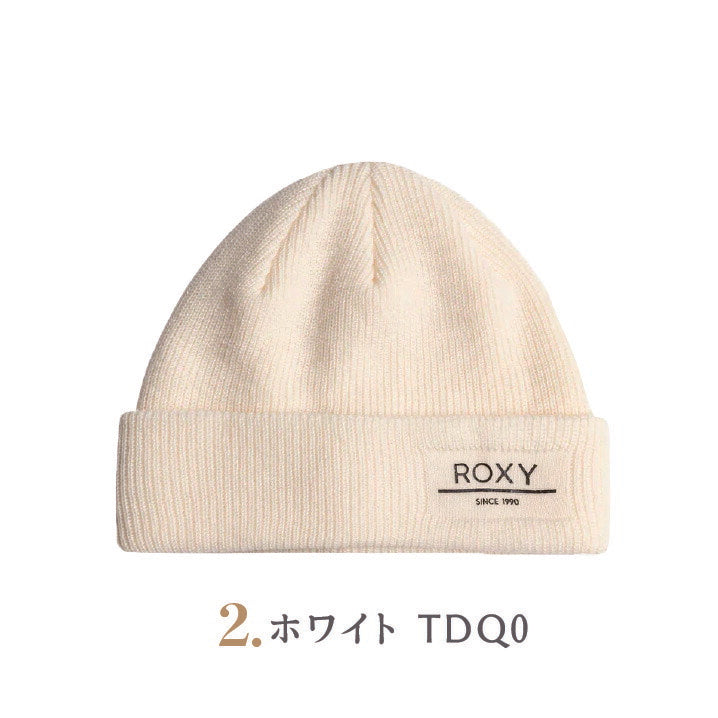 ロキシー ニット帽 Roxy FOLKER BEANIE レディース ガールズ 秋 冬 カフニット ビーニー スキー スノーボード 通勤 通学 白 黒 緑 ピンク フリーサイズ ERJHA04288