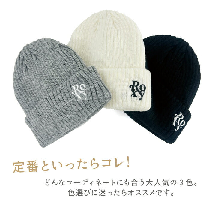 ロキシー ニット帽 Roxy GOOD TO GO ビーニー ニットキャップ ハーフフリースライナー付き レディース 女の子 スキー スノーボード かわいい リブ編み 冬 雪山