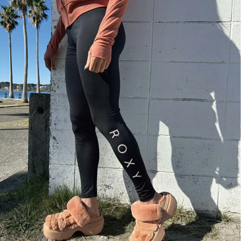 ロキシー UVカット ラッシュガード レギンス スパッツ 水着 紫外線対策 部屋着 アンダーウエア Roxy PEARL DIVE ウィメンズ ラッシュレギンス