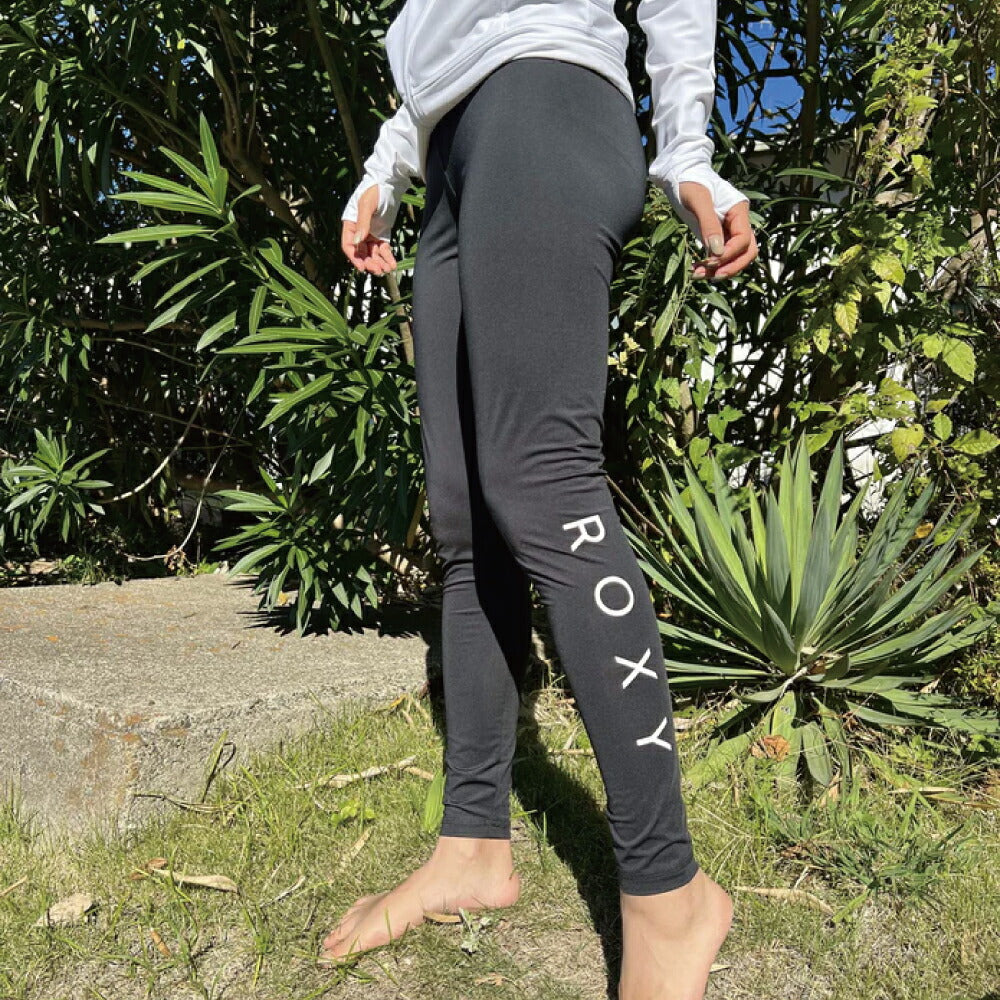 ロキシー UVカット ラッシュガード レギンス スパッツ 水着 紫外線対策 部屋着 アンダーウエア Roxy PEARL DIVE ウィメンズ ラッシュレギンス