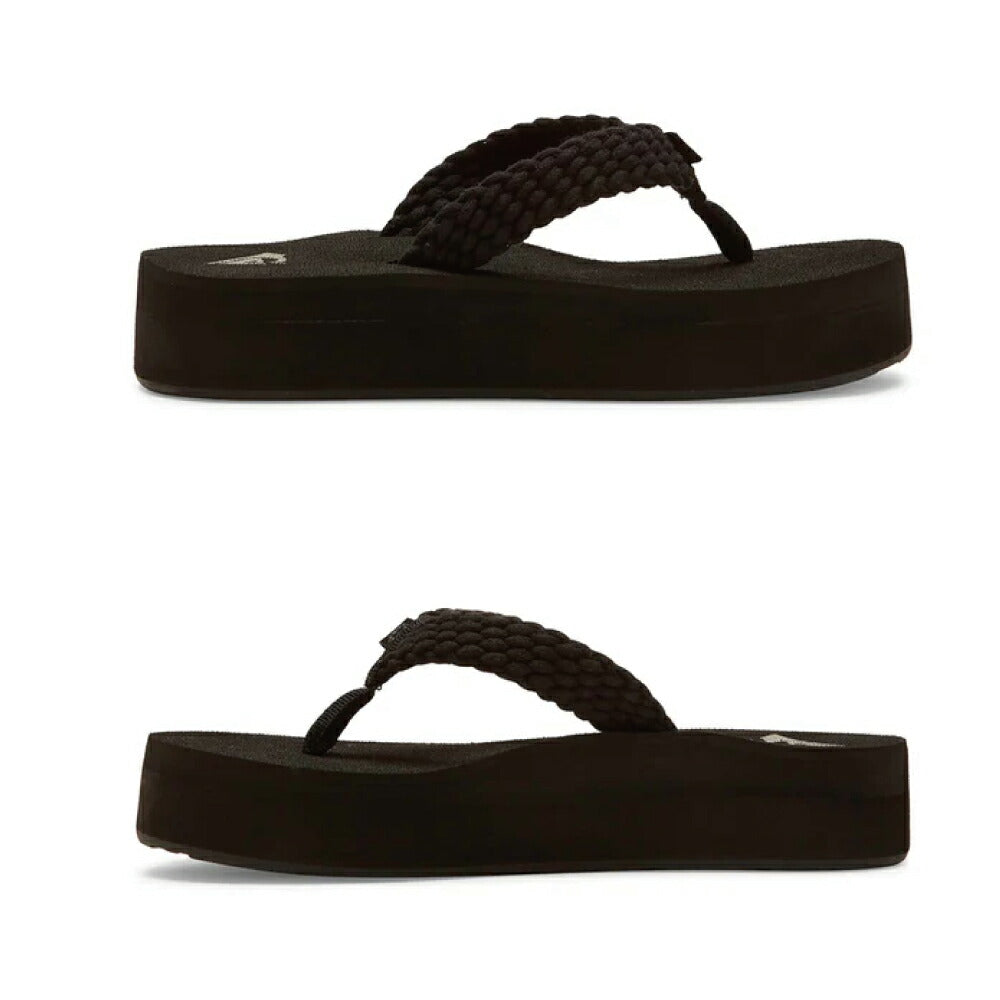 厚底サンダル 美脚 ビーチサンダル ロキシー Roxy PORTO PLATFORM ウィメンズ レディース ガール 女性 ヒール3.5cm
