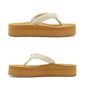 厚底サンダル 美脚 ビーチサンダル ロキシー Roxy PORTO PLATFORM ウィメンズ レディース ガール 女性 ヒール3.5cm