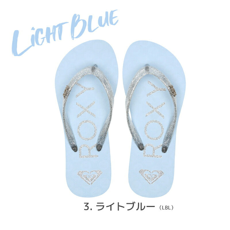 ROXY ロキシー 子供用 ビーチサンダル ビーサン キッズ ガールズ RG VIVA SPARKLE 小学生 プール 海 夏 くつ かわいい 海水浴