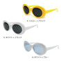 サングラス メンズ レディース oval オーバル ブランド 丸 卵型 ビーチ SUNGLASSES ダンス 衣装 ラッパー HIPHOP ストリート スト系 B系 丸 薄い 色 UV UVカット 紫外線対策 運転 ドライブ ラップ ホワイト 原宿 韓国