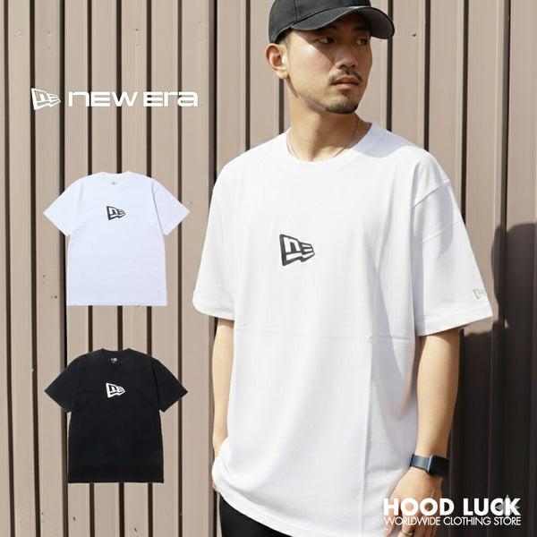 ニューエラ Tシャツ メンズ レディース NEW ERAコットン Tシャツ ベーシック フラッグ NEWERA 定番 人気 フラッグロゴ ニューエラー ロゴ 夏 旗