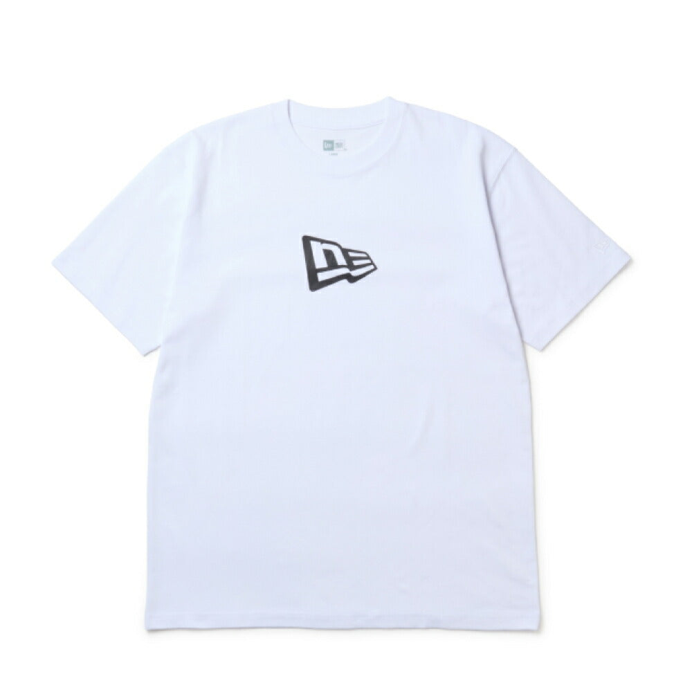 ニューエラ Tシャツ メンズ レディース NEW ERAコットン Tシャツ ベーシック フラッグ NEWERA 定番 人気 フラッグロゴ ニューエラー ロゴ 夏 旗
