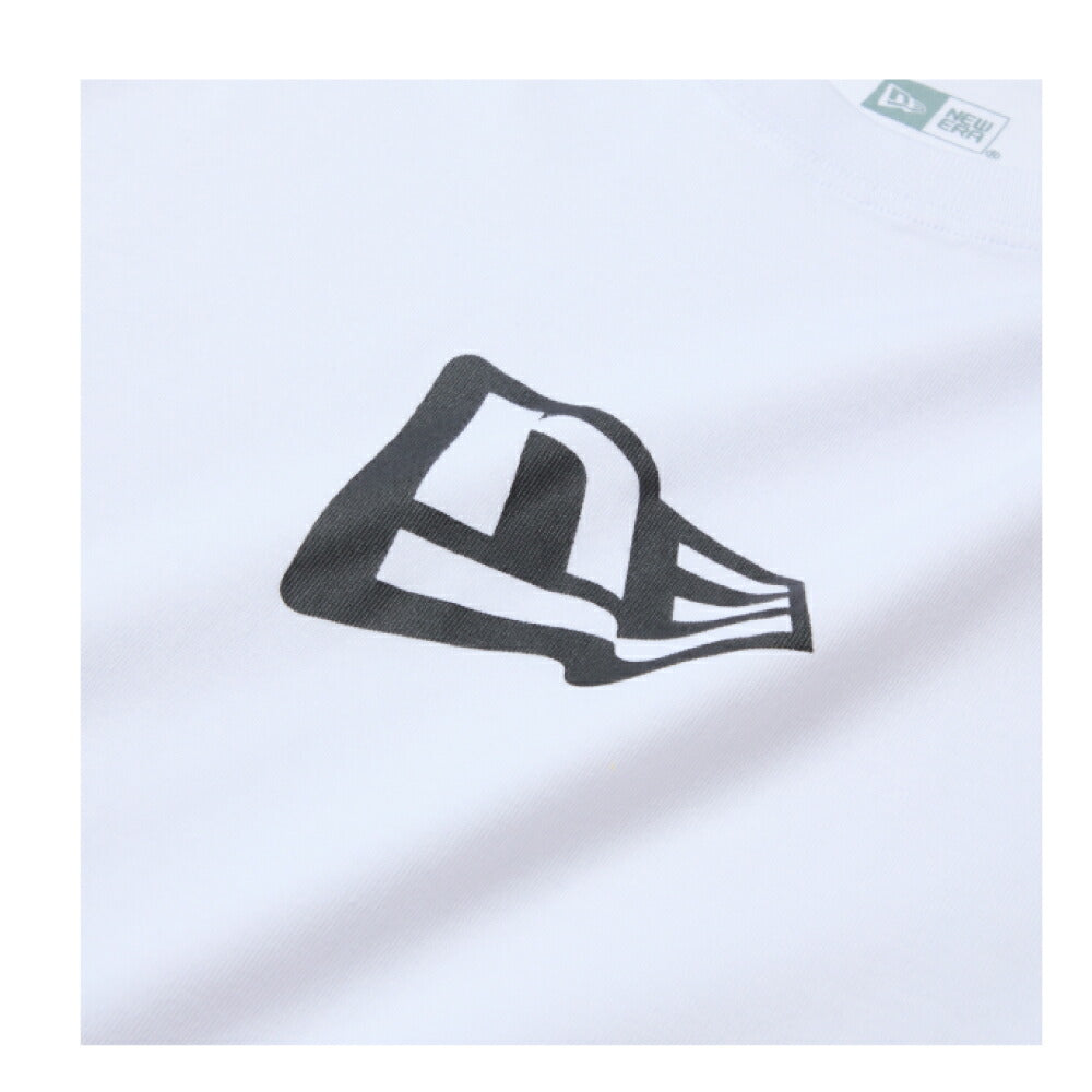 ニューエラ Tシャツ メンズ レディース NEW ERAコットン Tシャツ ベーシック フラッグ NEWERA 定番 人気 フラッグロゴ ニューエラー ロゴ 夏 旗