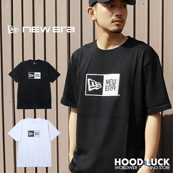 ニューエラ Tシャツ ボックスロゴ NEW ERA コットン Tシャツ ベーシックニューエラー シャツ 夏 定番 ロゴ VS 帽子 キャップ ステッカー 半袖 夏 メンズ レディース