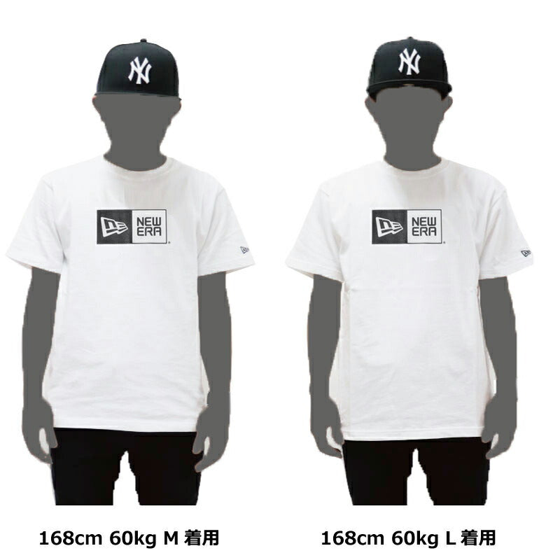 ニューエラ Tシャツ ボックスロゴ NEW ERA コットン Tシャツ ベーシックニューエラー シャツ 夏 定番 ロゴ VS 帽子 キャップ ステッカー 半袖 夏 メンズ レディース