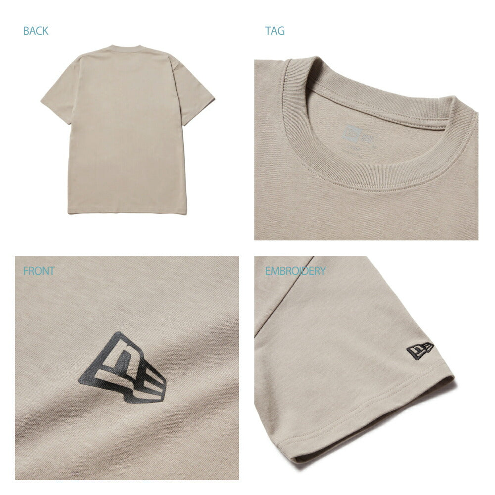 ニューエラ Tシャツ NEW ERAコットン Tシャツ ベーシック ミニ フラッグ メンズ レディース ロゴプリント シンプル ワンポイント