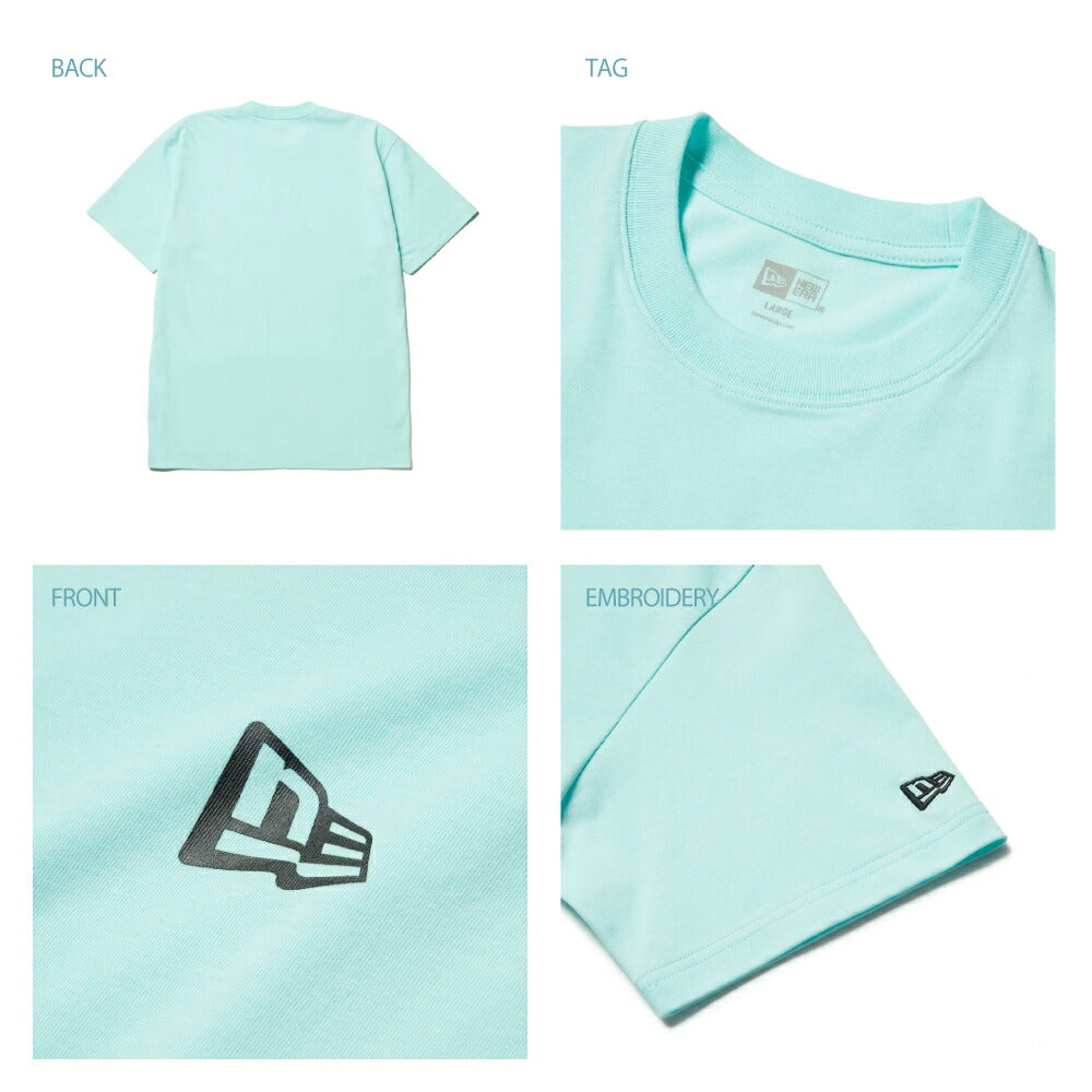 ニューエラ Tシャツ NEW ERAコットン Tシャツ ベーシック ミニ フラッグ メンズ レディース ロゴプリント シンプル ワンポイント