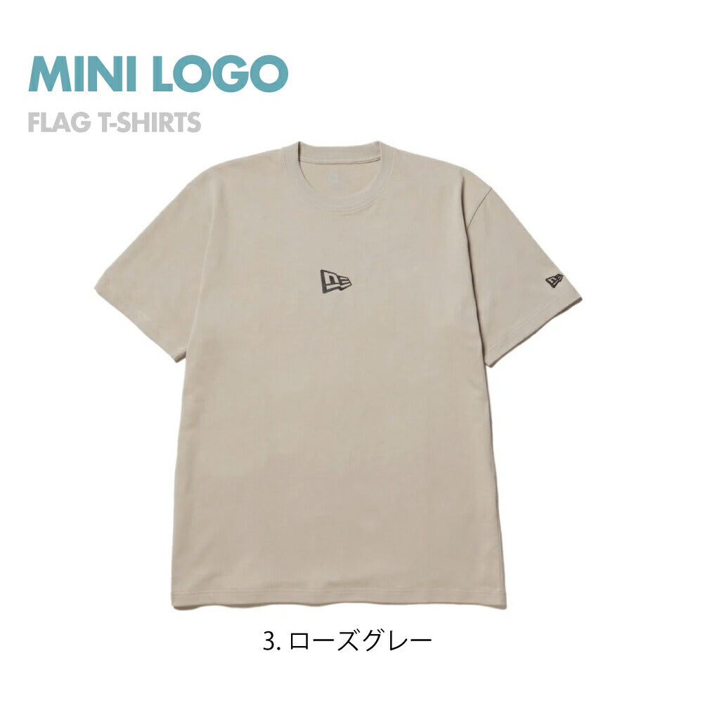 ニューエラ Tシャツ NEW ERAコットン Tシャツ ベーシック ミニ フラッグ メンズ レディース ロゴプリント シンプル ワンポイント