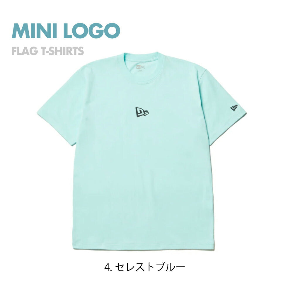 ニューエラ Tシャツ NEW ERAコットン Tシャツ ベーシック ミニ フラッグ メンズ レディース ロゴプリント シンプル ワンポイント