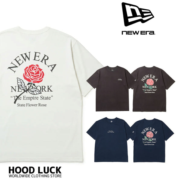 ニューエラ Tシャツ バラ 薔薇 WAS CT TEE STATE FLOWER メンズ レディース NEW ERA コットン Tシャツ ベーシック ニューエラー シャツ 夏 定番 ロゴ 帽子 キャップ 半袖 夏