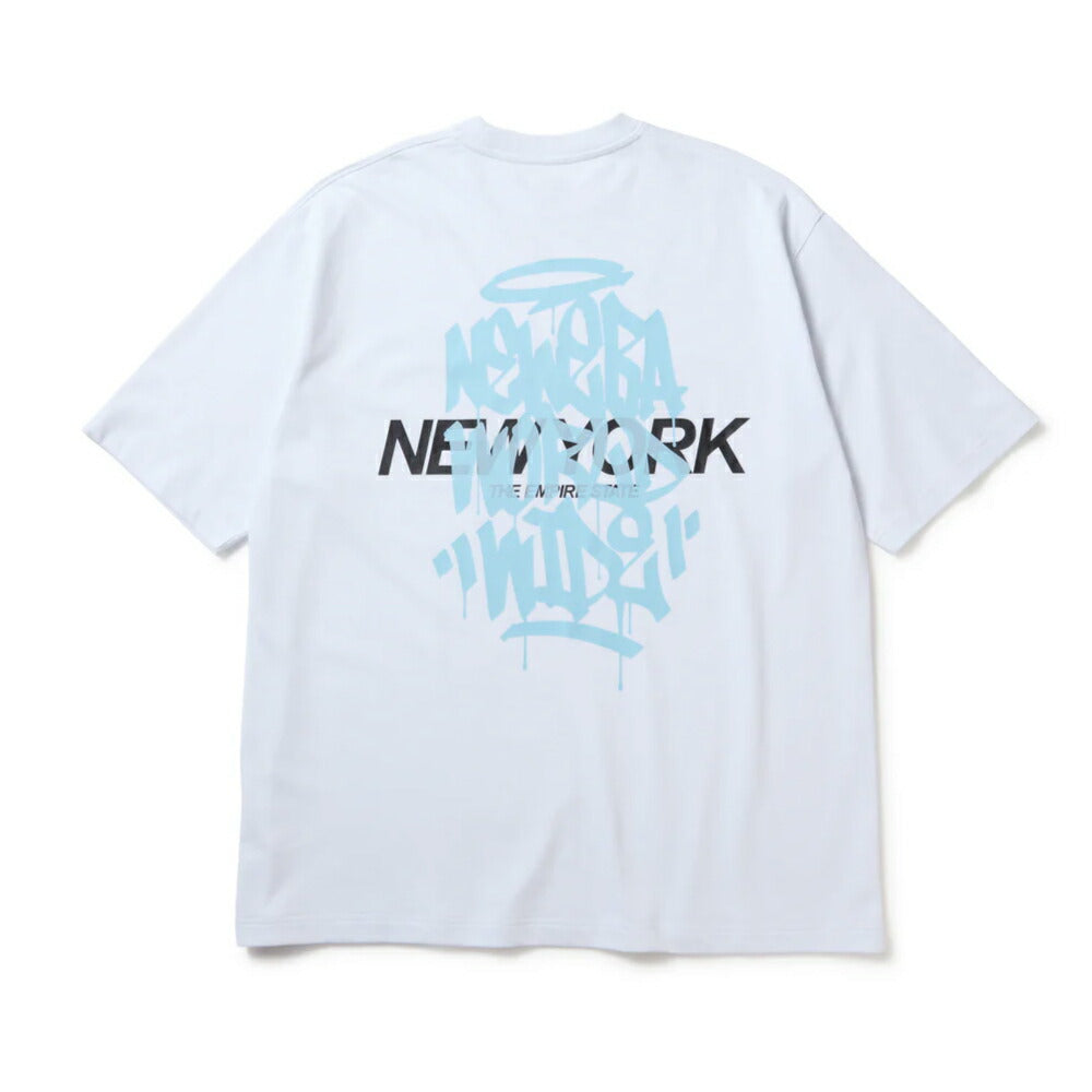 ニューエラ Tシャツ NEW ERA コットン Tシャツ 半袖 オーバーサイズド コットン Tシャツ Tagging ニューエラー ッグラフィティー タギング HIP HOP ストリート ファッソン メンズ レディース