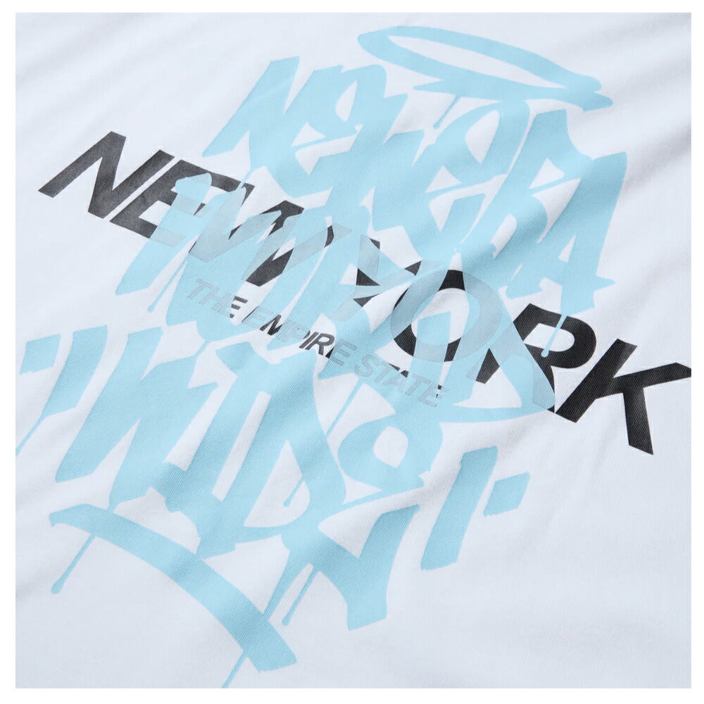 ニューエラ Tシャツ NEW ERA コットン Tシャツ 半袖 オーバーサイズド コットン Tシャツ Tagging ニューエラー ッグラフィティー タギング HIP HOP ストリート ファッソン メンズ レディース