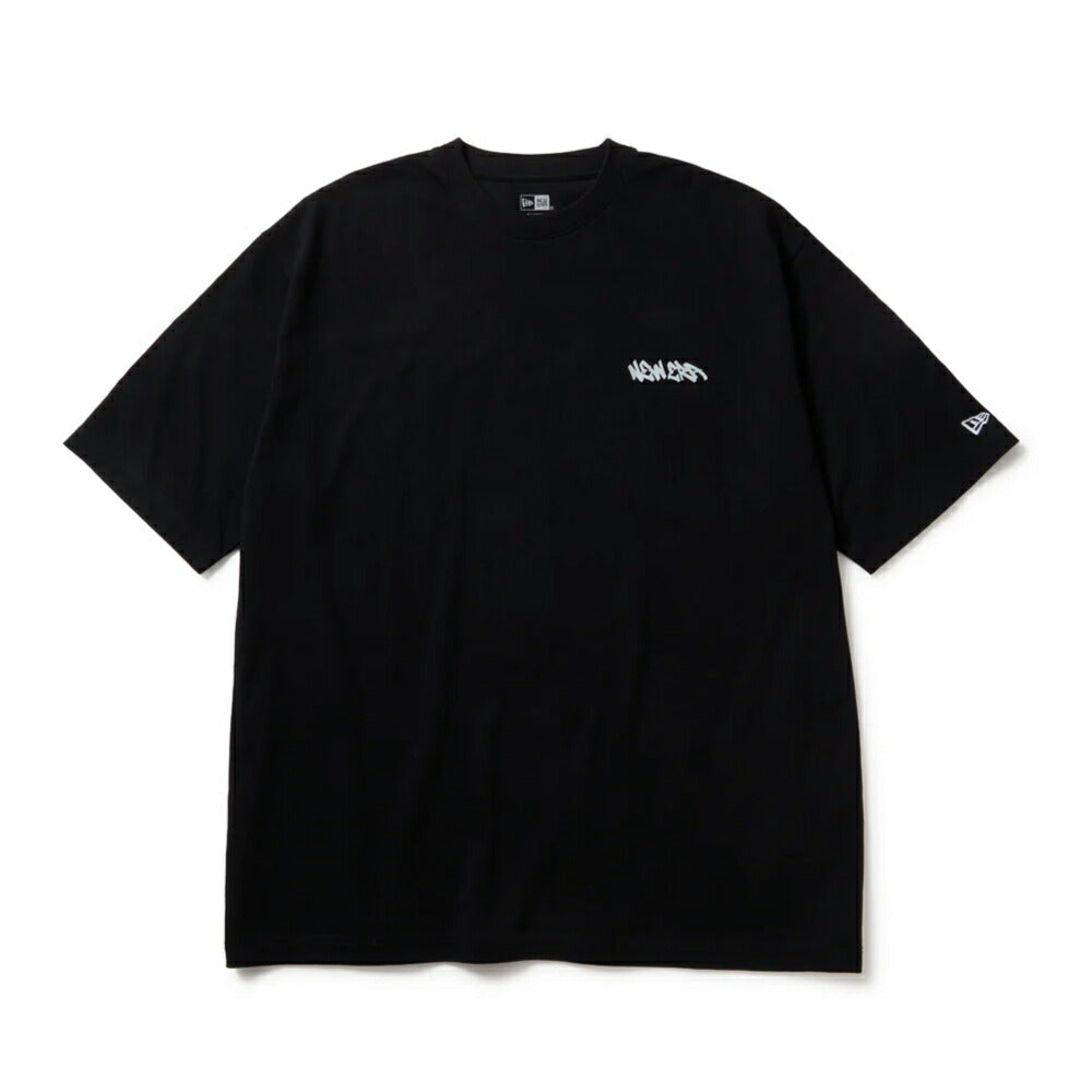 ニューエラ Tシャツ NEW ERA コットン Tシャツ 半袖 オーバーサイズド コットン Tシャツ Tagging ニューエラー ッグラフィティー タギング HIP HOP ストリート ファッソン メンズ レディース