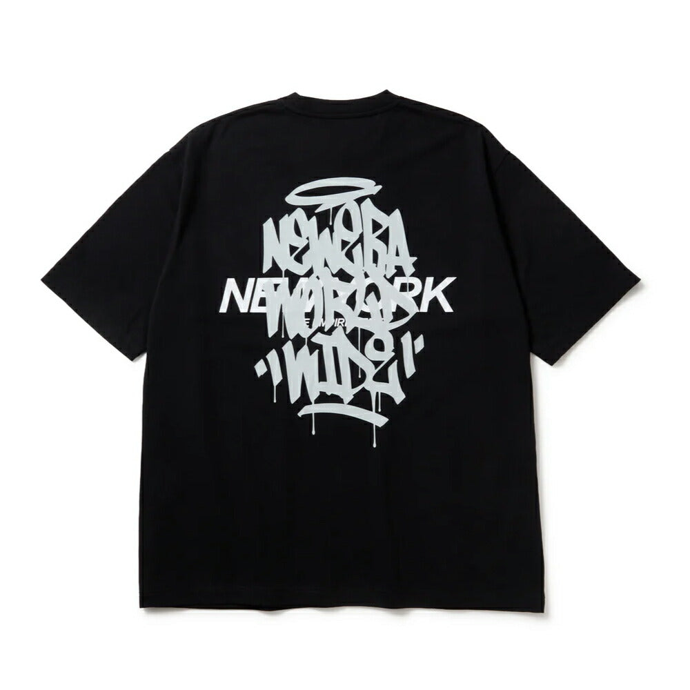 ニューエラ Tシャツ NEW ERA コットン Tシャツ 半袖 オーバーサイズド コットン Tシャツ Tagging ニューエラー ッグラフィティー タギング HIP HOP ストリート ファッソン メンズ レディース