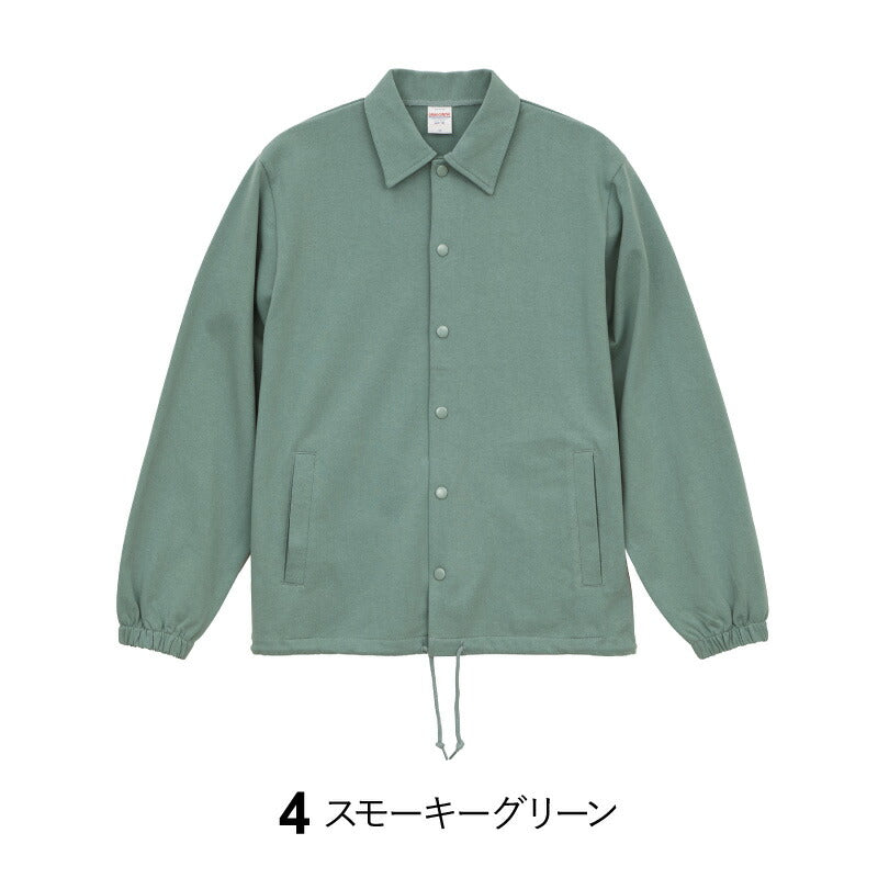 コーチジャケット スウェット10.0オンス コットン ジャージー コーチ ジャケット（一重）ユナイテッドアスレ UNITEDATHLE メンズ レディース オールシーズン