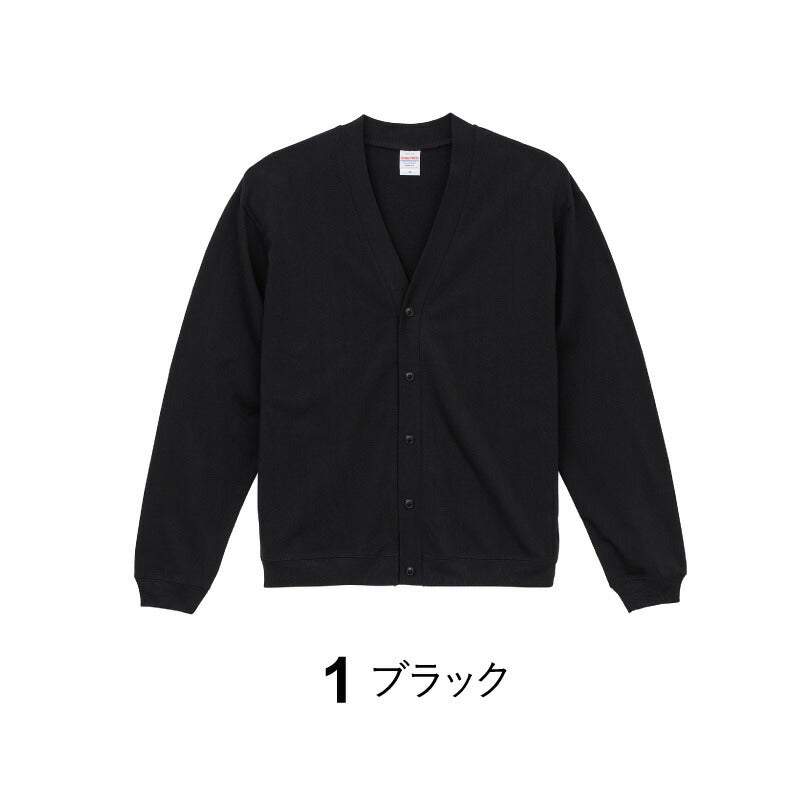 ユナイテッドアスレ UNITEDATHLE 10.0オンス コットン ジャージー ルーズフィット カーディガン メンズ レディース 黒/グレー/グリーン/ネイビー/M/L/XL