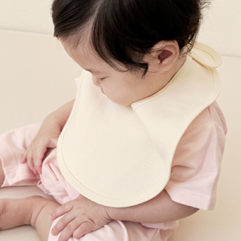 スタイ 綿100% コットン素材 男の子 女の子 無地 よだれかけ ベビー 食事 エプロン 10.0オンス スウェット スタイ（裏パイル）