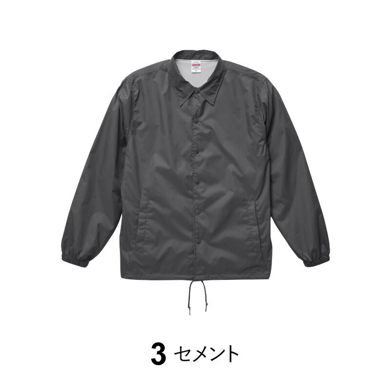 ユナイテッドアスレ UNITEDATHLE ナイロン コーチ ジャケット裏地付 メンズ レディース 春秋冬 8カラー 7059-01