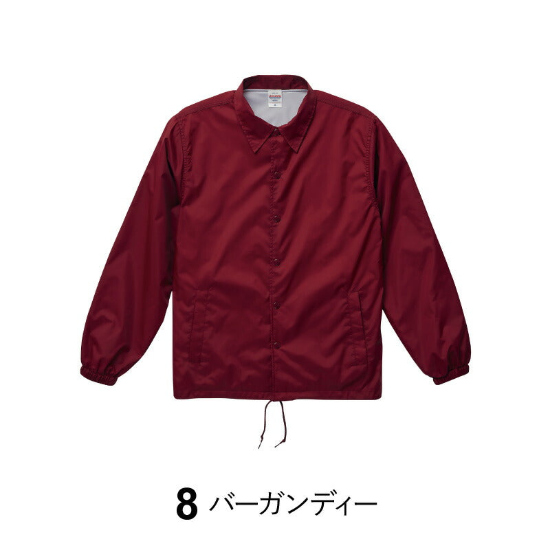 ユナイテッドアスレ UNITEDATHLE ナイロン コーチ ジャケット裏地付 メンズ レディース 春秋冬 8カラー 7059-01