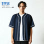 ベースボール tシャツ メンズ 無地 ストライプ United Athle ユナイテッドアスレ 4.1オンス ドライアスレチック  5982-01  紫外線対策 チーム クラス 文化祭 運動会 体育祭 制服 イベント S M L LL XL XXL 大きいサイズ
