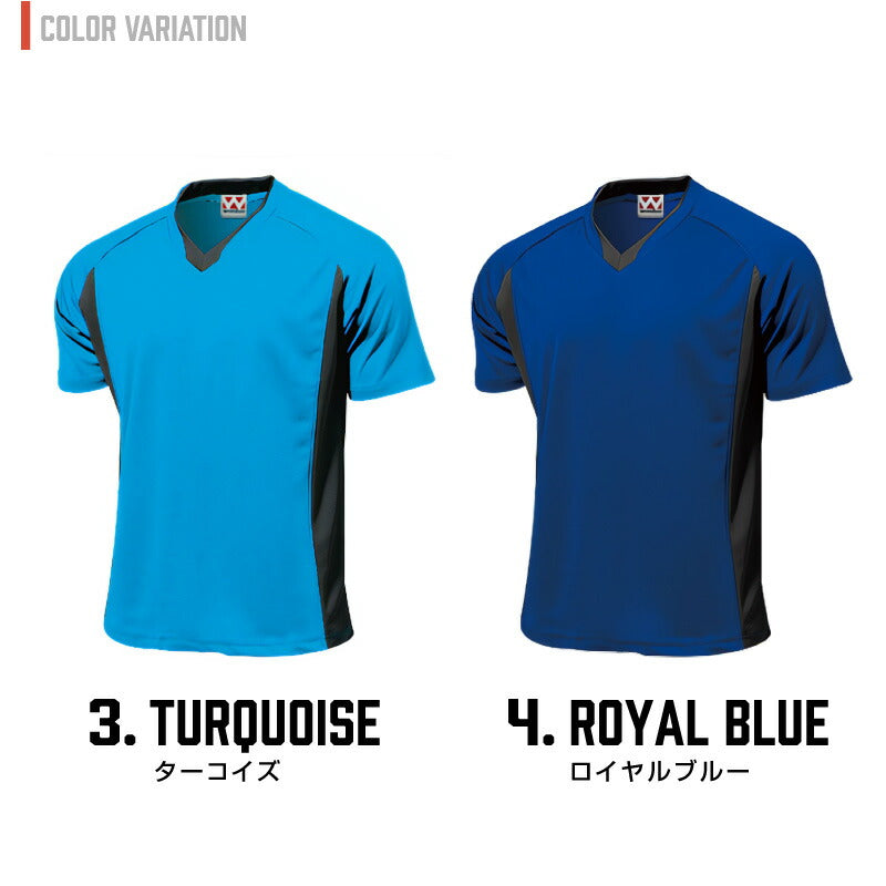 ドライ サッカー 半袖 Tシャツ 大人 メンズ WUNDOU 送料無料 ウンドウ P1910 ゲームシャツ 吸汗 速乾 練習着 部活 試合用 ユニフォーム フットサル ウェア ユース S-XXL 白 黒 オレンジ