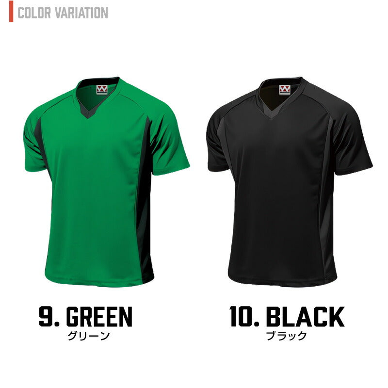 ドライ サッカー 半袖 Tシャツ 大人 メンズ WUNDOU 送料無料 ウンドウ P1910 ゲームシャツ 吸汗 速乾 練習着 部活 試合用 ユニフォーム フットサル ウェア ユース S-XXL 白 黒 オレンジ