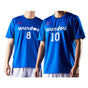 ドライ サッカー tシャツ メンズ 大人半袖 WUNDOU 送料無料 ウンドウ サッカー ゲームシャツ P1940 吸汗 速乾 フットサル 練習着 部活 試合用 ストライプライン ユニフォーム フットサル ウェア XS-XXL 白 黒